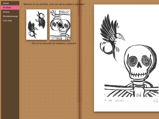 portfolio screenshot