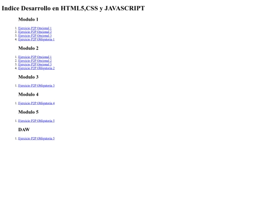 index screenshot