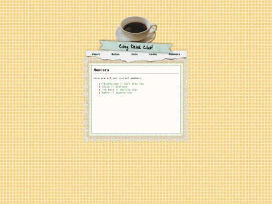 cozydrinks/list screenshot