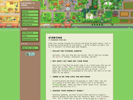 enrichment/starting screenshot