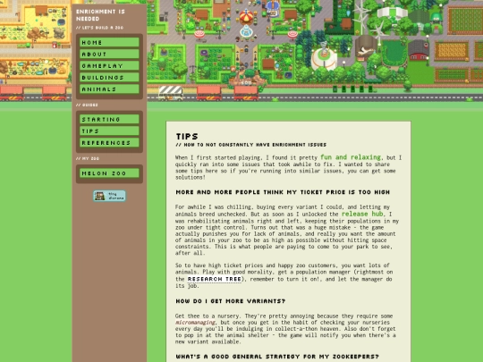 enrichment/tips screenshot