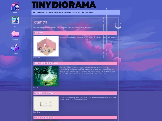 games screenshot