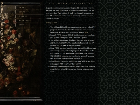 museum/guides-3dsftp screenshot