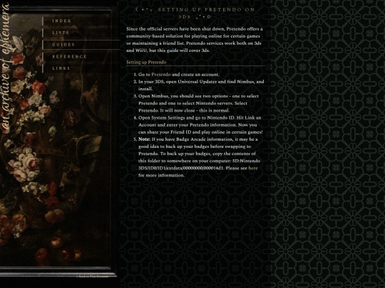 museum/guides-3dspretendo screenshot