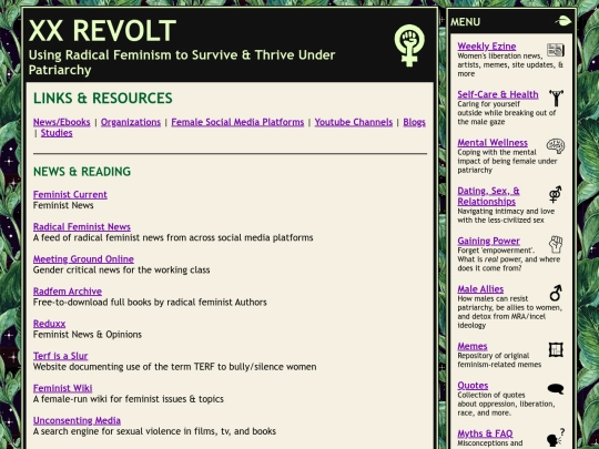 links screenshot