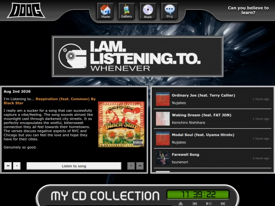music screenshot