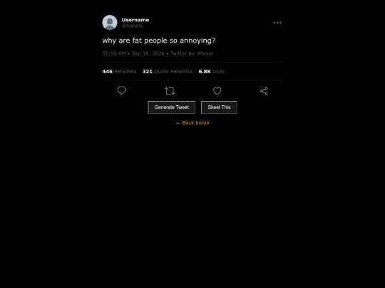 tweet-generator screenshot