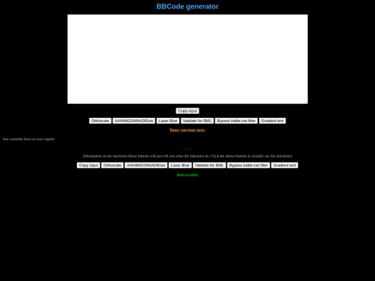 Javascript/BBCoder screenshot