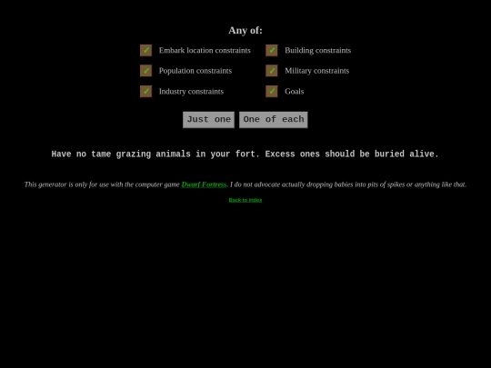 Javascript/DF_scenario_generator screenshot