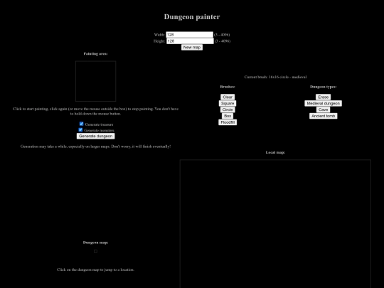 Javascript/Dungeon_painter/Dungeon_painter screenshot