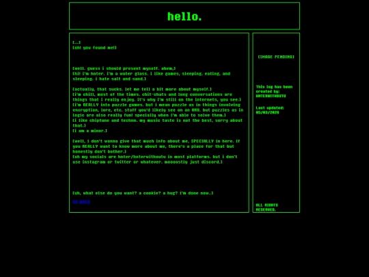aboutHNT screenshot