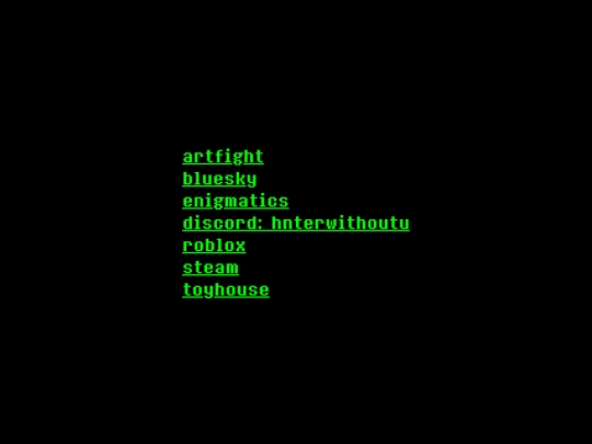 links screenshot