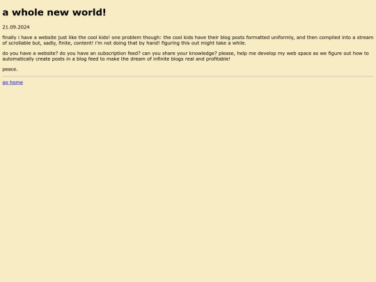 blogposts/hello screenshot