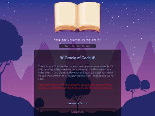 cradle screenshot