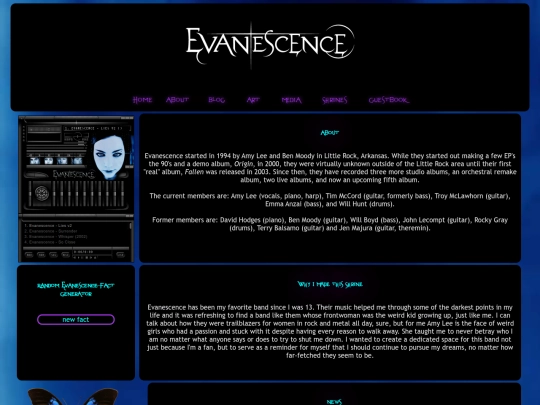 evanescence screenshot