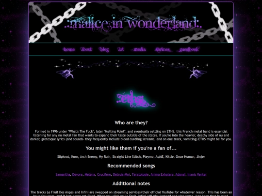 music/bands/eths screenshot