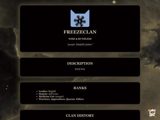 clans/freezeclan screenshot