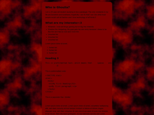 index screenshot