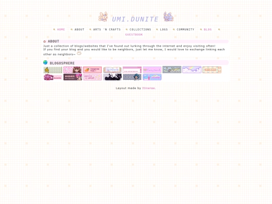 blogosphere screenshot