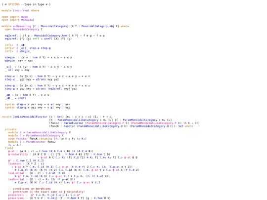 agda/Concurrent screenshot