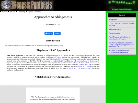 abiogenesis-approaches screenshot