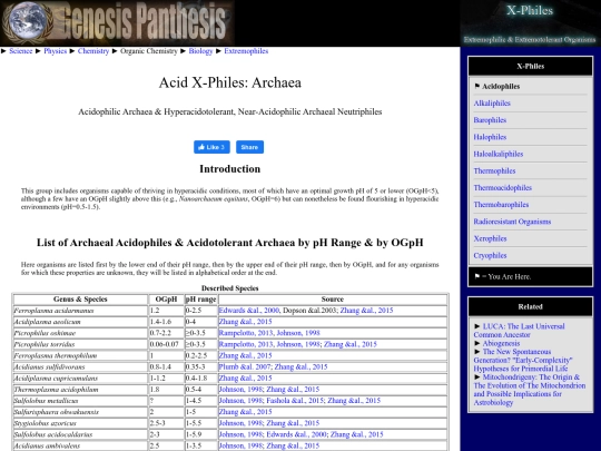 acidophiles/archaea screenshot