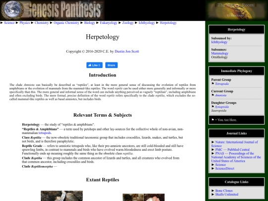 herpetology screenshot