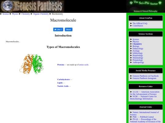 macromolecule screenshot