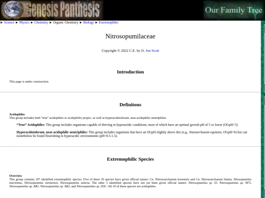 nitrosopumilaceae screenshot