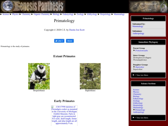 primatology screenshot
