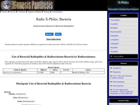 radiophiles/bacteria screenshot