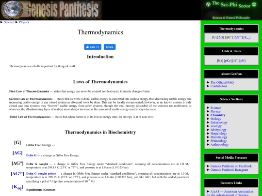 thermodynamics screenshot