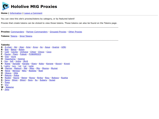 index screenshot