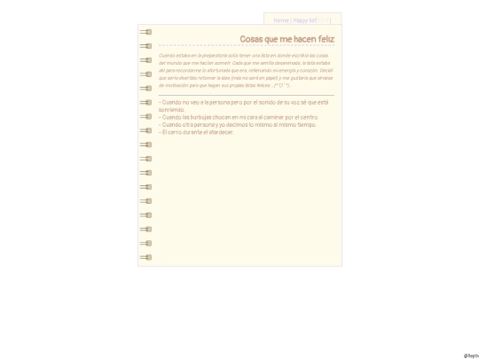 happylist screenshot