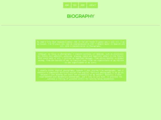 biography screenshot