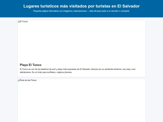 turismo_el_salvador screenshot