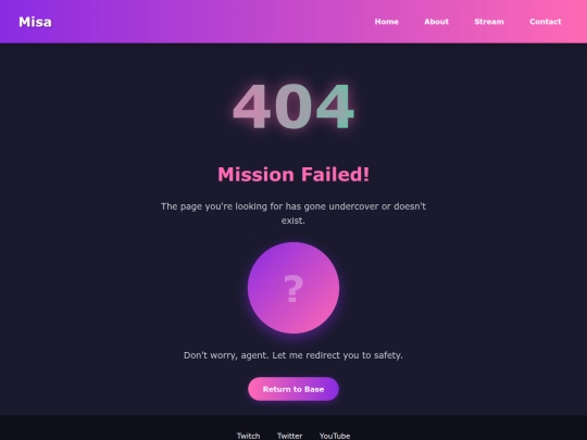 not_found screenshot
