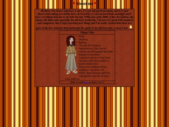 aboutme screenshot