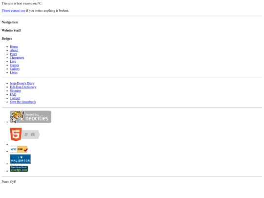 includes/footer screenshot