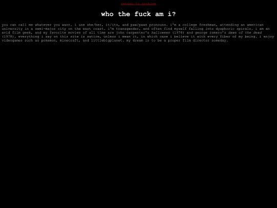 aboutme screenshot