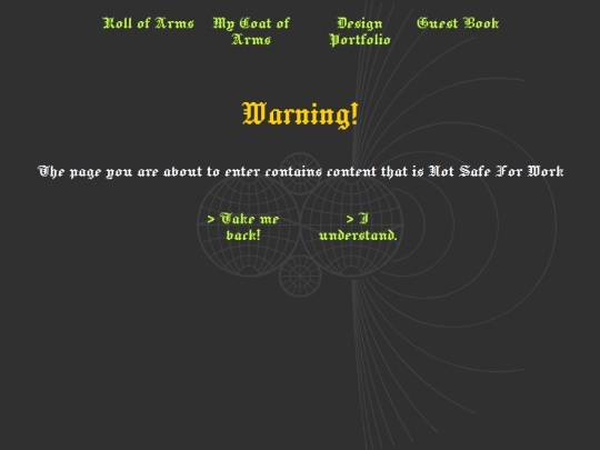 Warning screenshot