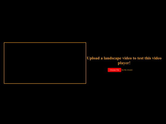 html/subtitle-friendly-video-player screenshot