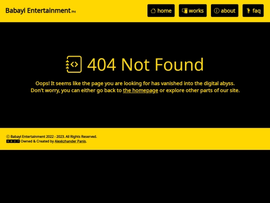 not_found screenshot