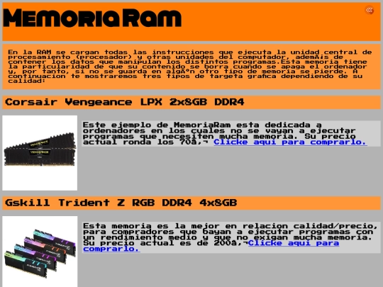 MemoriaRam screenshot
