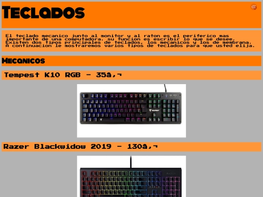 Teclados screenshot