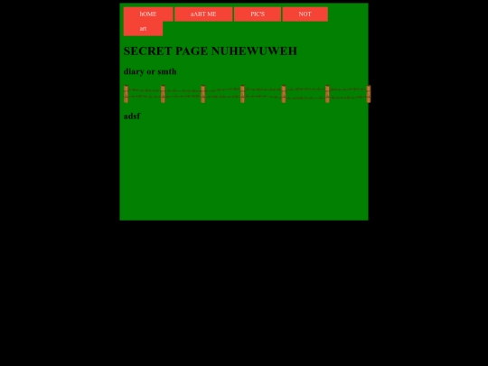new site/secret screenshot