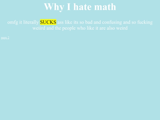 sasd/ihatemath screenshot
