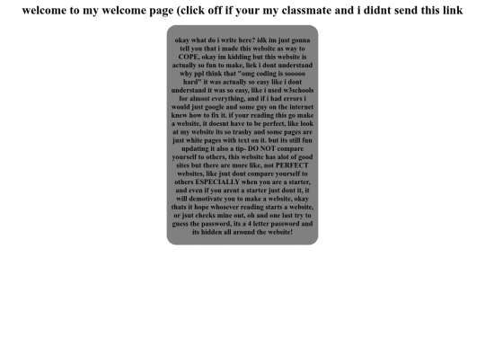 welcome screenshot
