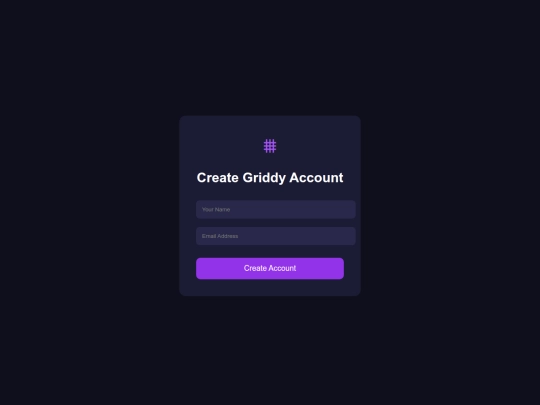 signup screenshot