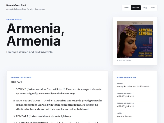 records/armenia-armenia screenshot